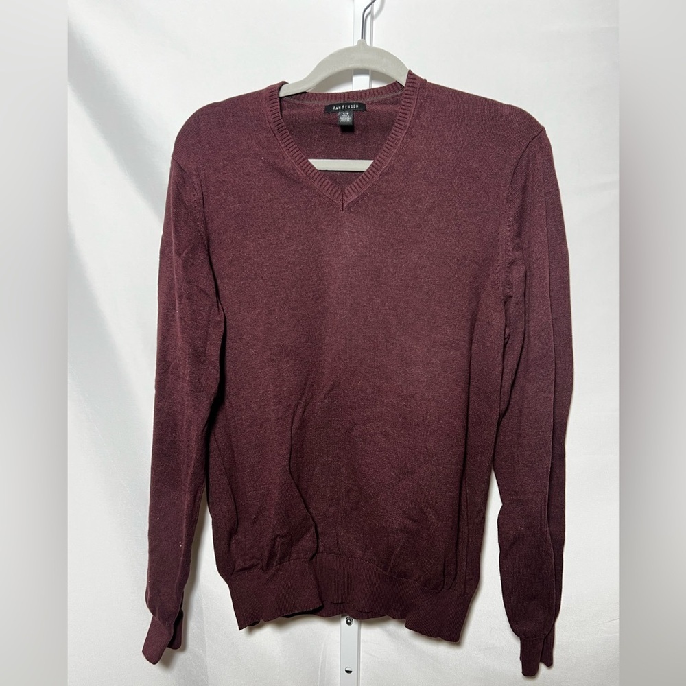 Van Heusen Men's Burgundy Sweater